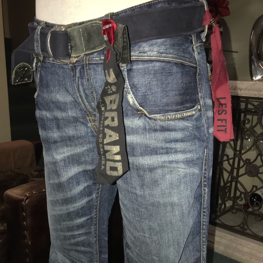 Z BRAND super Low Rise straight leg jeans 36x32